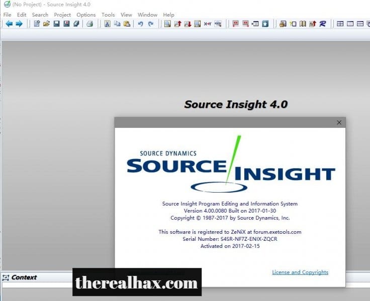 instaling Source Insight 4.00.0132